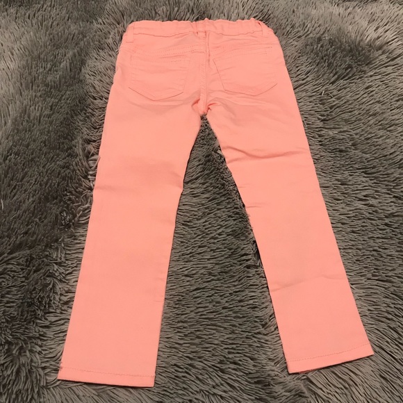 NWT H & M NEON PINK SKINNY JEANS - Picture 2 of 5